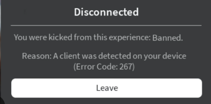 scariest Roblox error codes error 267 disconnection screen