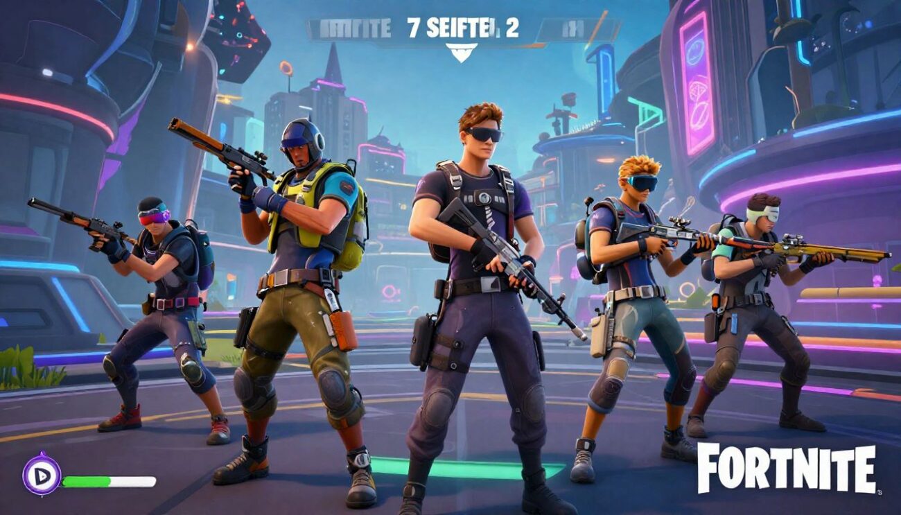 Fortnite Chapter 7 Season 2 Battle Pass action-packed gameplay with rare skins and emotes