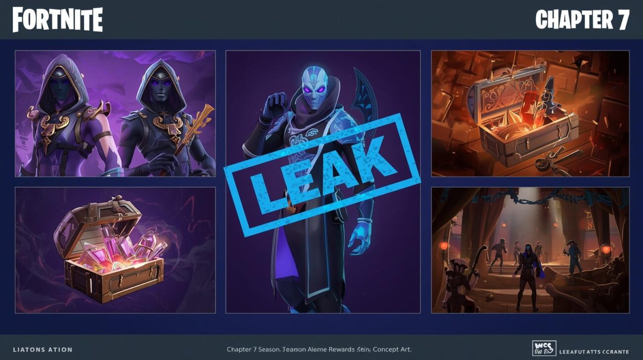 Fortnite Chapter 7 Season 2 Battle Pass leaked skins and hidden rewards
